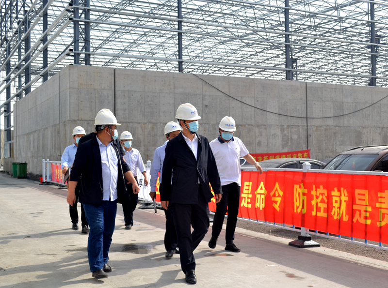 公司党委副书记、总经理张俊到新途公司调研指导工作